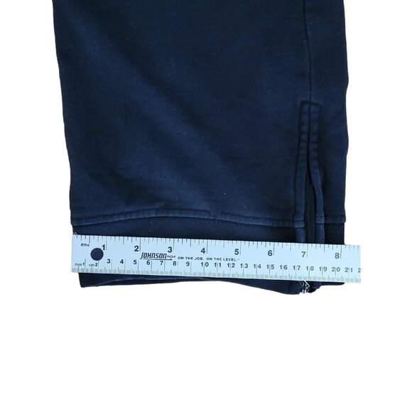 Play Cloths Joggers Black & White Logo Drawstring Zip Leg - Picture 6 of 9